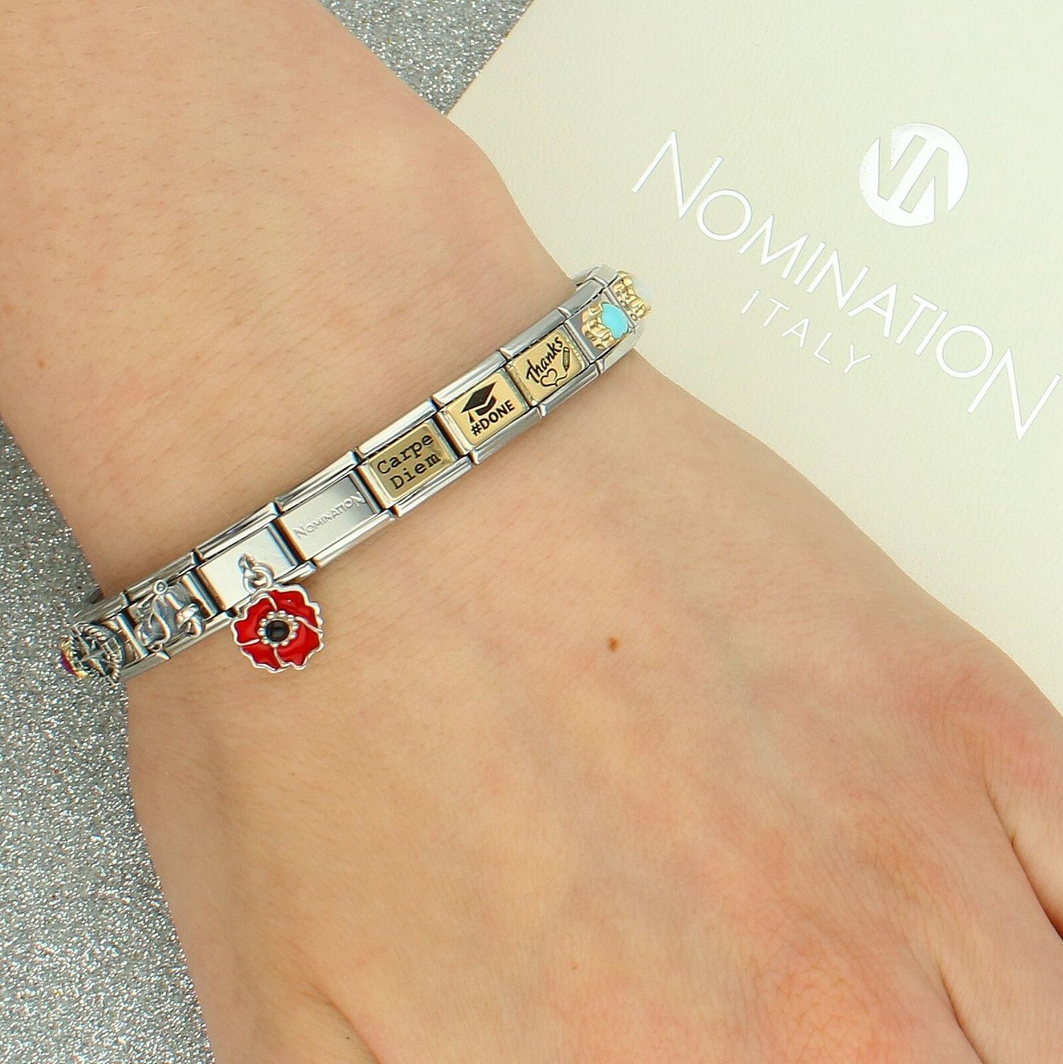 Charms Nomination Carpe Diem ✨ – Element Bransoletki Composable Stal & Złoto.jpg